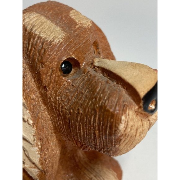 Artesania Rinconada Hunting Dog Retired Carved Clay Figurine Uruguay - Picture 7 of 11